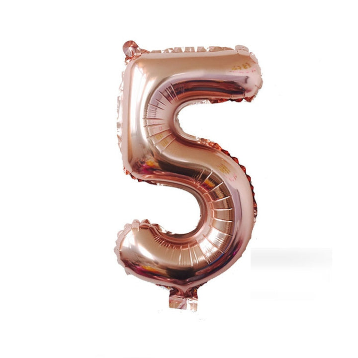 Number Shaped Foil Balloons for Birthday Party