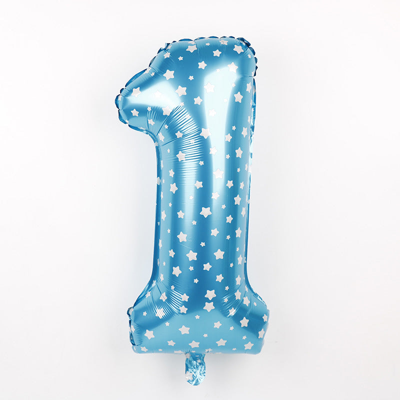 Number Shaped Foil Balloons for Birthday Party