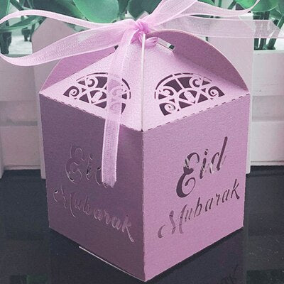 Happy Eid Mubarak Gift Box 10-100 Pcs Set