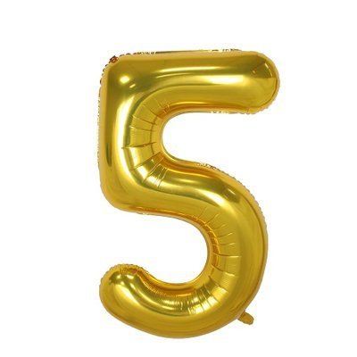 Number Shaped Foil Balloons for Birthday Party