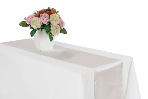 Satin Table Runners for Party Decoration