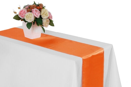 Satin Table Runners for Party Decoration