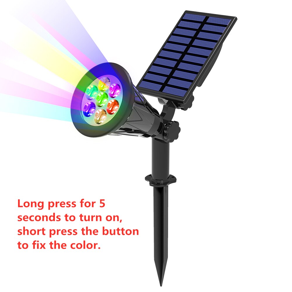 Adjustable Angle Solar Energy Outdoor Lawn Lamp