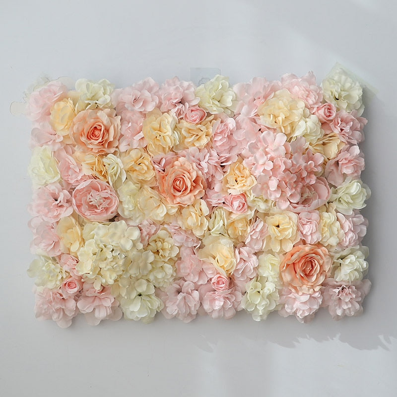 Artificial Flowers Decorative Wall (16 colours)