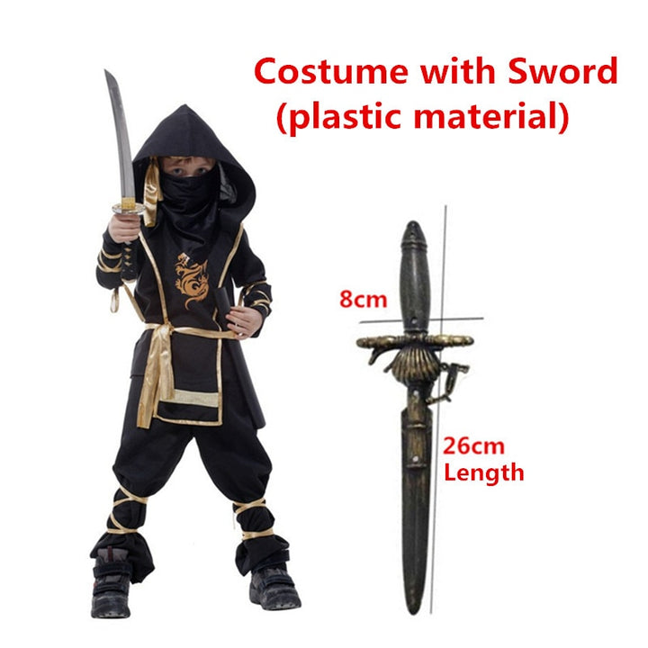 Boy's Ninja Halloween Costume Set