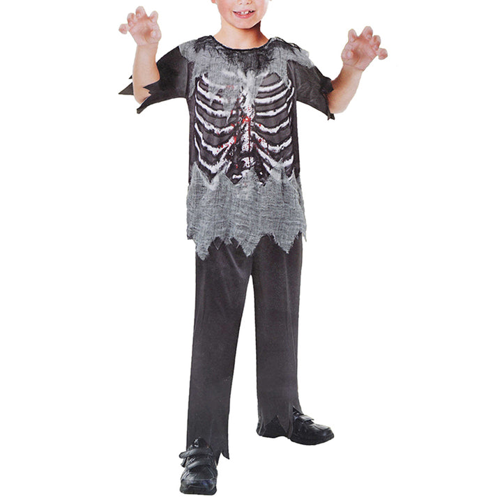 Boy's Zombie Halloween Costume Set