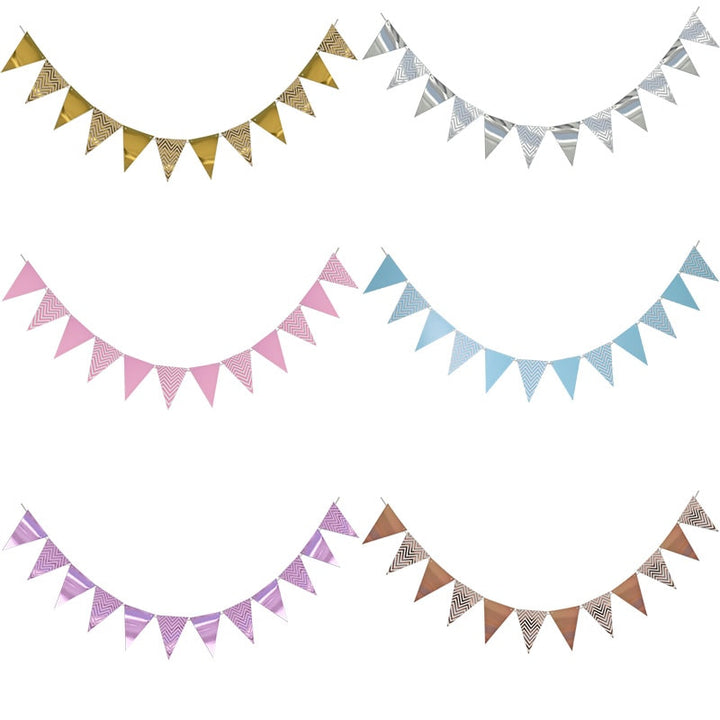 Flag Paper Board Garland Banner