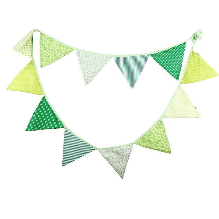 Colorful Cotton Flags Party Banner