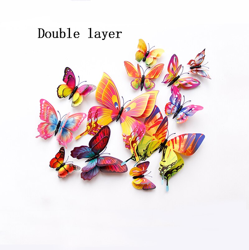 3D Magnet Butterfly Party Decorations