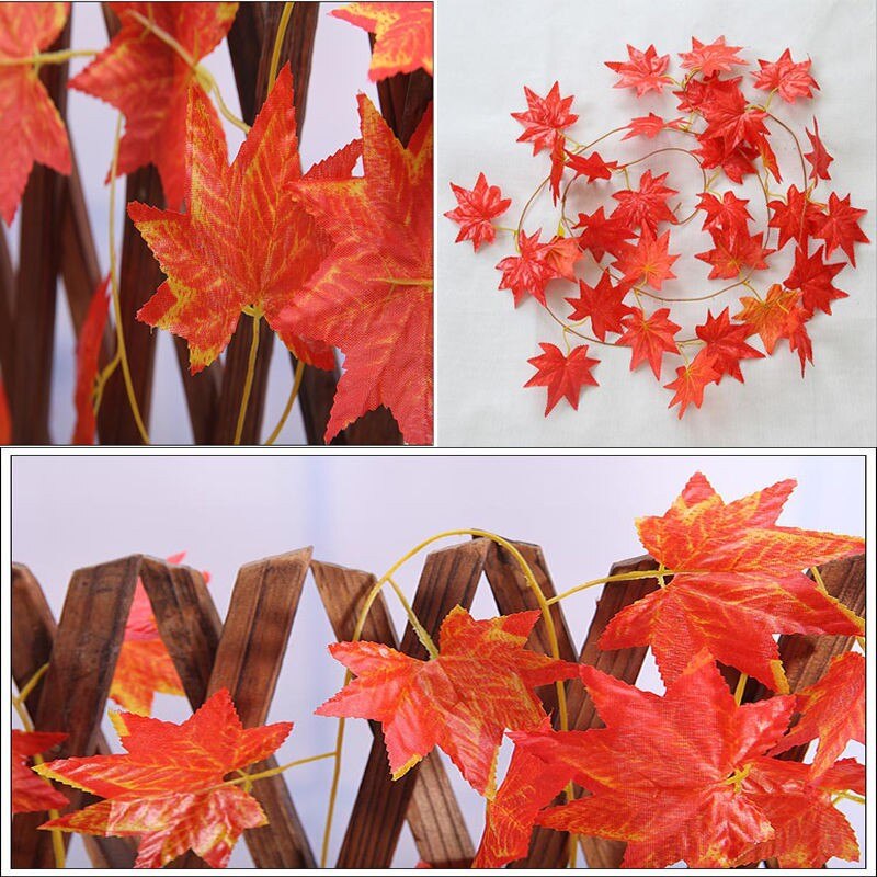 Artifical Autumn Leaves Garland