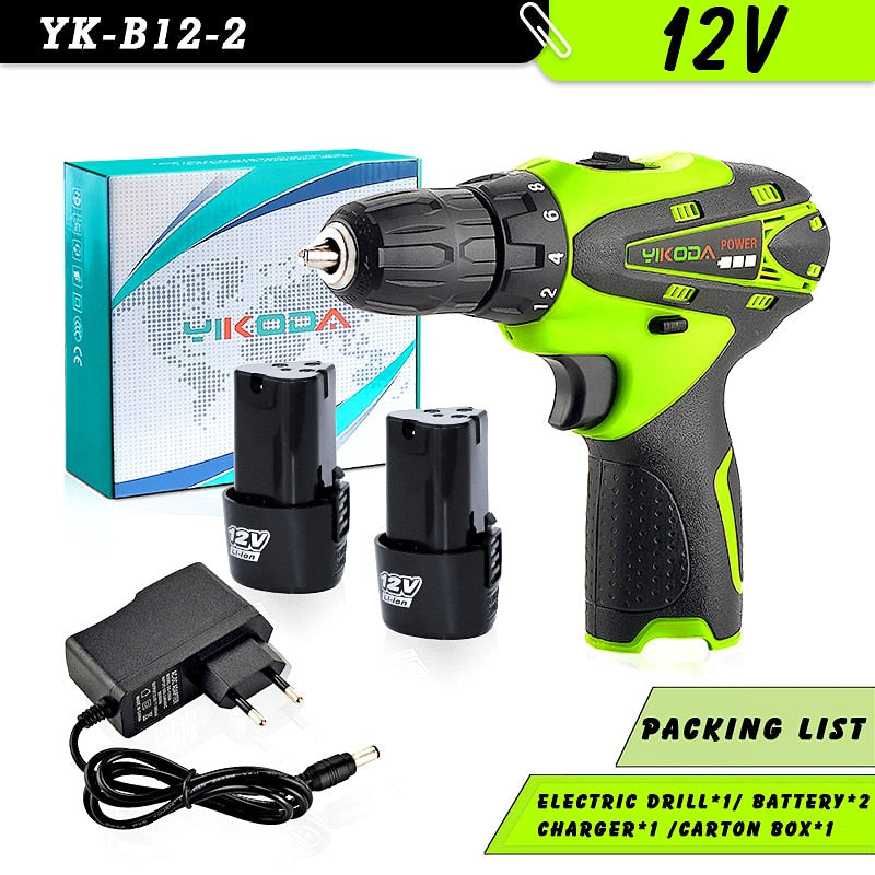 12V Electric Wireless Rechargeable Screwdriver