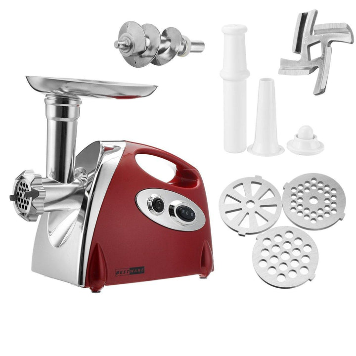 2800W Electric Meat Grinder Mincer Food Sausage Maker Machine Stainless Steel - MRSLM