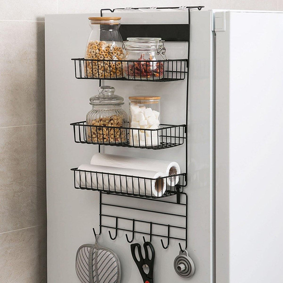 Refrigerator Rack Fridge Side Shelf Sidewall Holder Kitchen Organizer Storage Rack - MRSLM