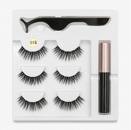 A Pair Of False Eyelashes With Magnets In Fashion - MRSLM