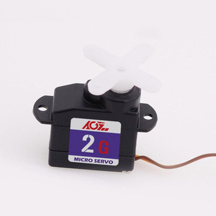 AGFRC C02CLS Ultra micro 2.2g Mini Digital Servo for RC Airplane Fixed-wing Helicopter Robot Car - MRSLM