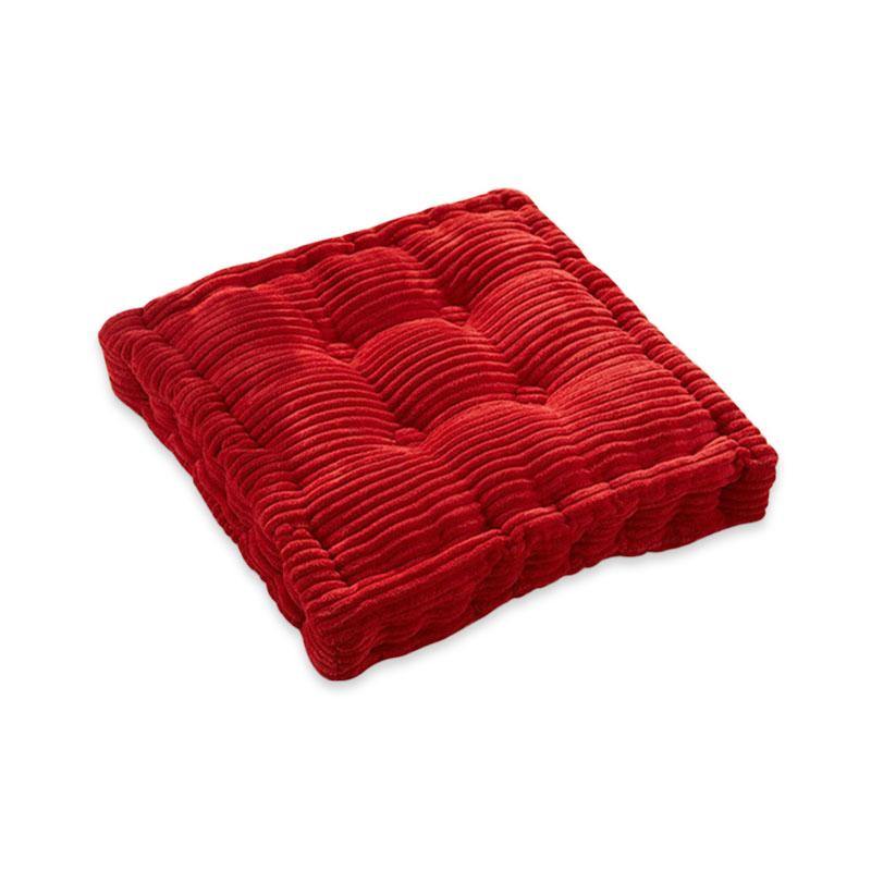 Plush Square Cushion for Home Floor Decoration - MRSLM