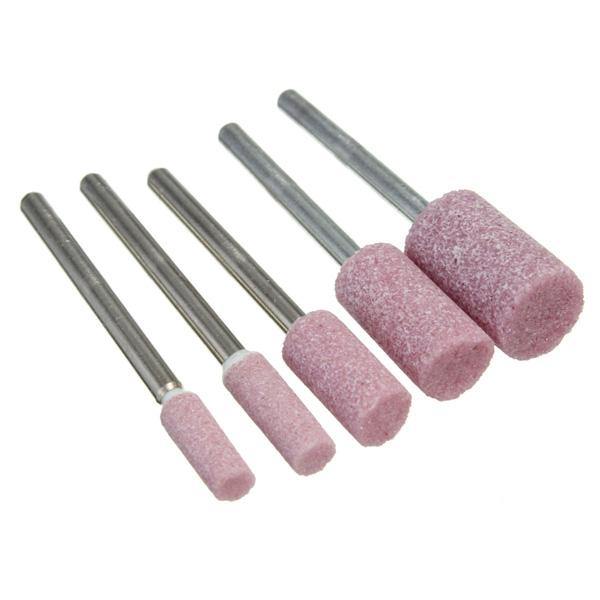 10pcs AbrasivE-mounted Stone Rotary Tool 1/8 Shank For Dremel - MRSLM