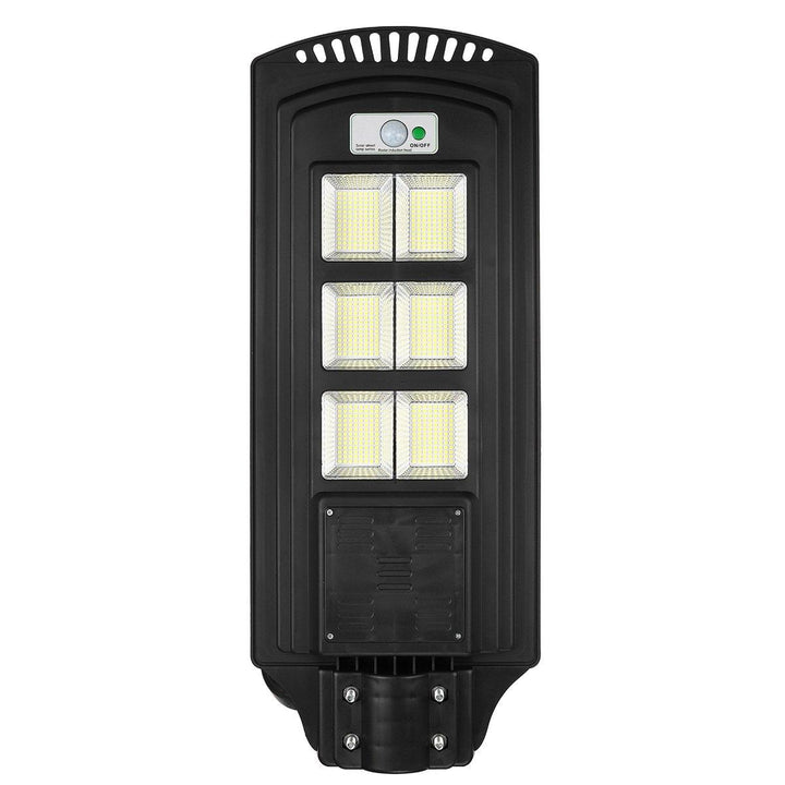 500-2500W 208-624 LED Solar Street Light PIR Motion Sensor Wall Lamp with Remote - MRSLM