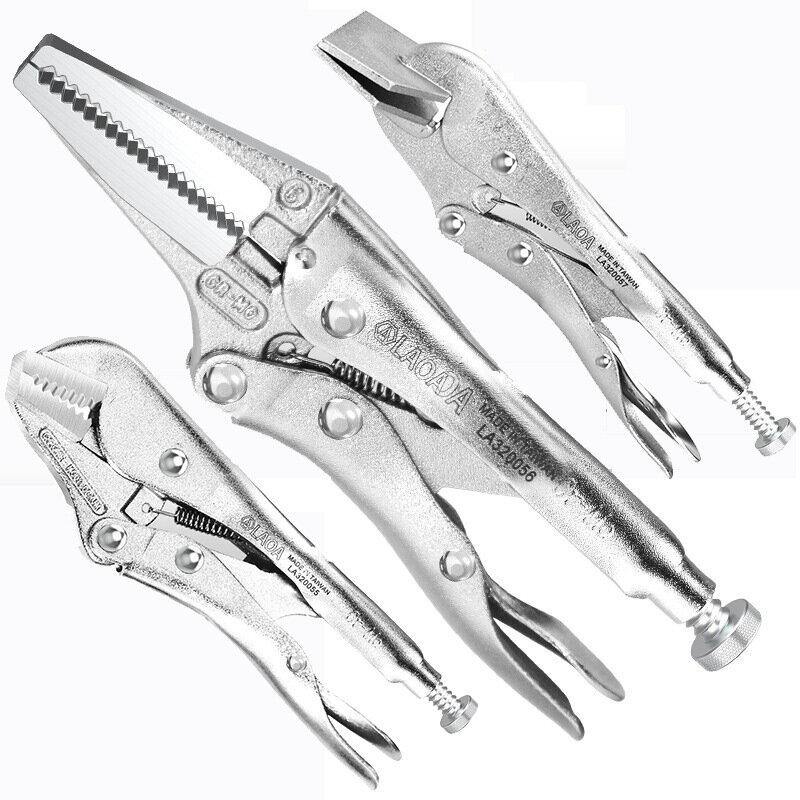 LAOA Power Locking Pliers Set Welding/Straight/ Needle Nose/ Flat Nose/ Sealing/ Oil Filter Locking Pliers - MRSLM