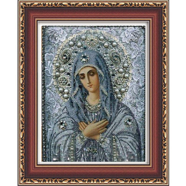 Honana WX-677 5D Round Diamond Painting DIY Cross Stitch Home Decor Diamond Embroidery Religious Gift - MRSLM