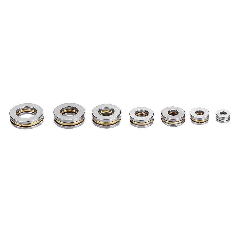 Machifit 5pcs Flat Thrust Ball Bearing ID. 2.5/3/4/6/7/8mm Mini Miniature Bearings F25-6 F3-8 F4-10 - MRSLM