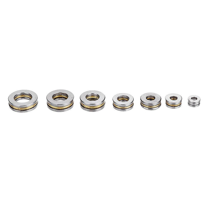 Machifit 5pcs Flat Thrust Ball Bearing ID. 2.5/3/4/6/7/8mm Mini Miniature Bearings F25-6 F3-8 F4-10 - MRSLM