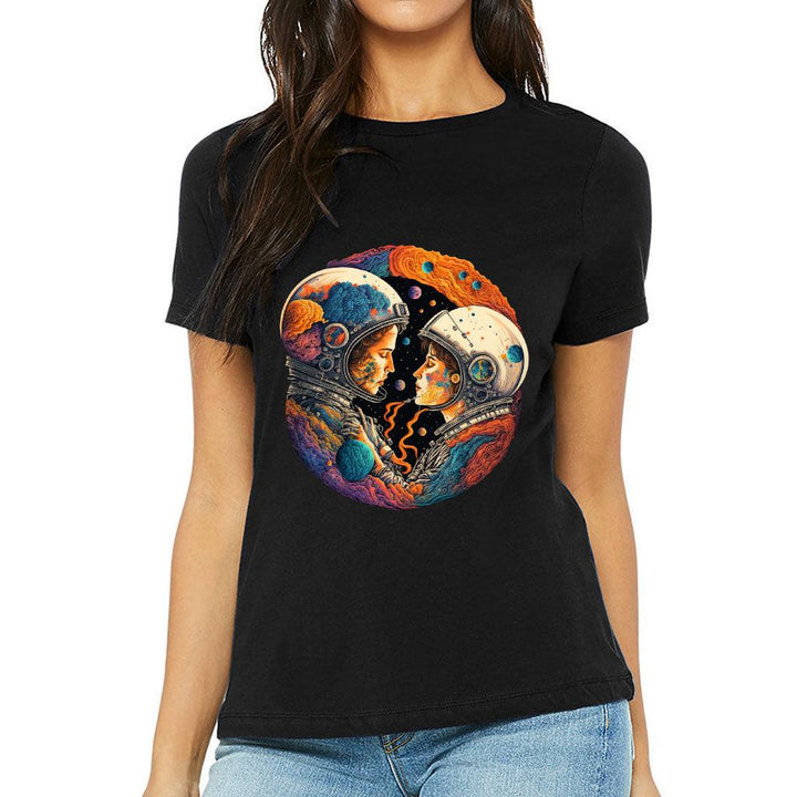 Love Astronaut Women's T-Shirt - Fantasy T-Shirt - Art Relaxed Tee - MRSLM