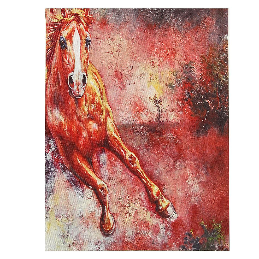 5 Panels Horses Modern Painting Wall Decoration Art Picture Hanging Drawing Living Bedroom Decoration no Frame - MRSLM