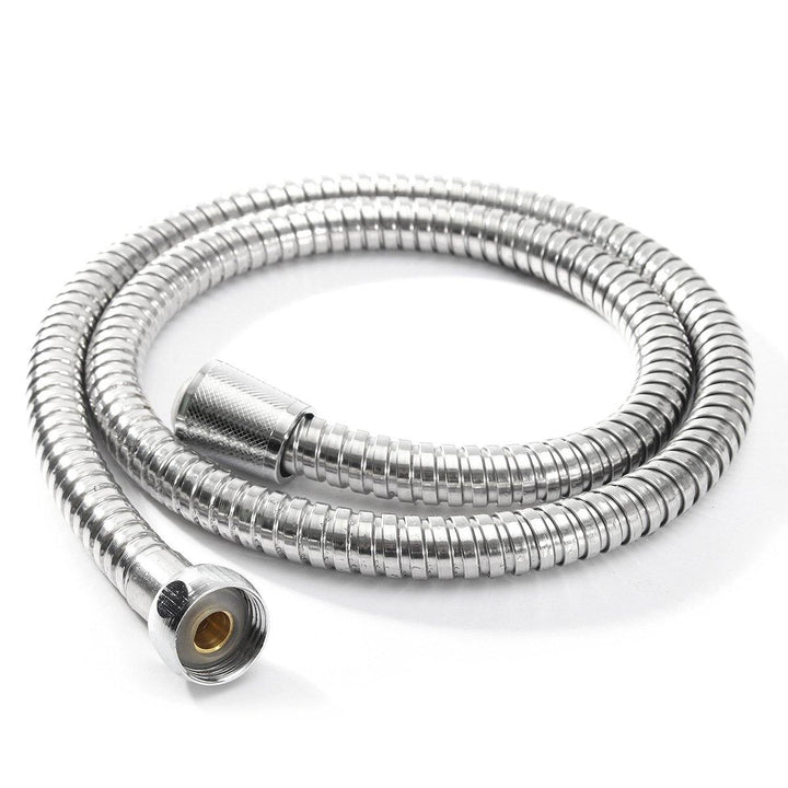 1m/1.5m/2m Stainless Steel Bathroom Flexible Shower Hose Water Head Pipe G1/2 Thread Interface - MRSLM