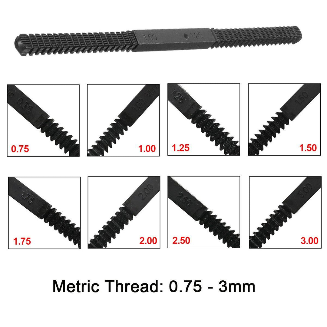 Metric Thread Repair Tool Restoration File Damaged Threads 0.75 to 3mm Pitch - MRSLM