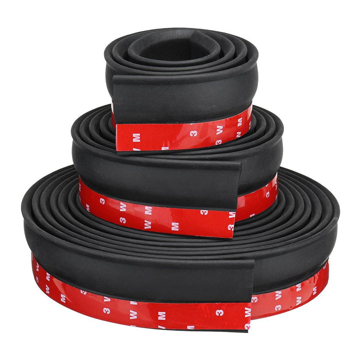 1m/3m/7m Garage Door Bottom Weather Stripping Rubber Sealing Strip Replacement Adehesive - MRSLM