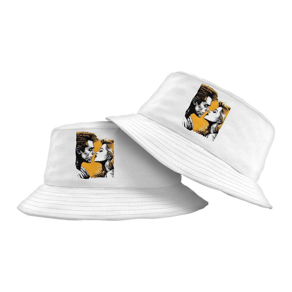 Bright Graphic Bucket Hat - Love Themed Hat - Unique Bucket Hat - MRSLM