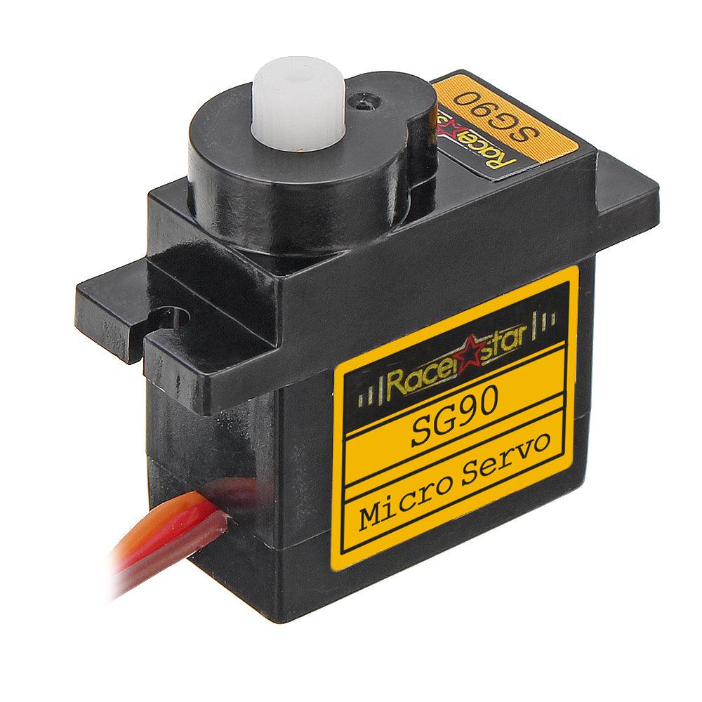 Racerstar SG90 9g Micro Plastic Gear Analog Servo For RC Helicopter Airplane Robot - MRSLM