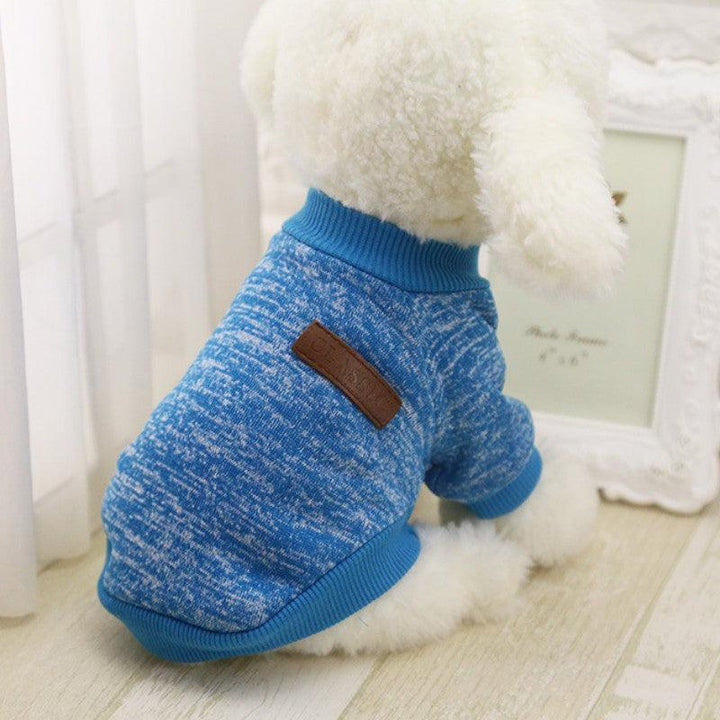 Dog Clothes Warm Puppy Outfit Pet Jacket Coat Winter Dog Clothes Soft Sweater Clothing - MRSLM