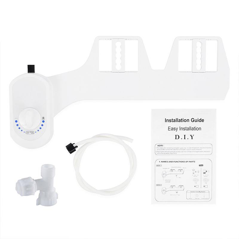 Dual Nozzle Portable Bidet Toilet Seat Attachment Non-Electric Mechanical Fresh Cleaning Device - MRSLM