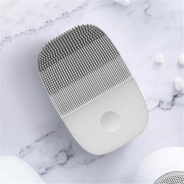 inFace Electric Deep Facial Cleaning Massage Brush Sonic Face Washing IPX7 Waterproof Silicone Face Cleanser - MRSLM