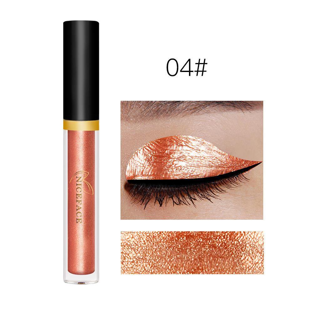 17 Colors Liquid Eye Shadow Diamond Shimmer Glitter Eye Highlighter Makeup Long-Lasting - MRSLM