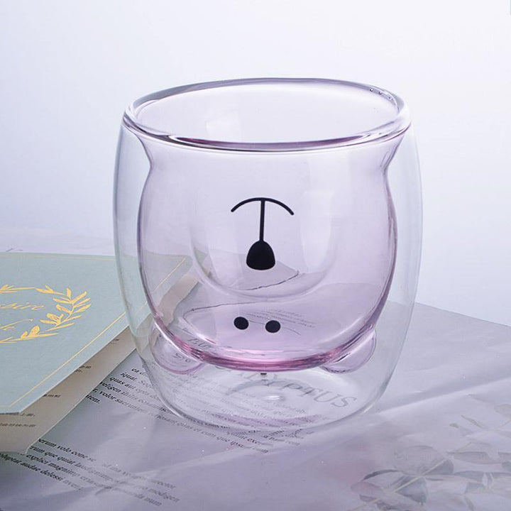 3D Double Layer Lovely Panda Cup Skull Wine Cup - MRSLM