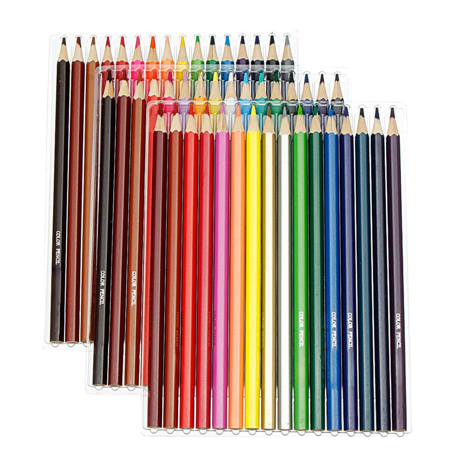 36/48 Colors Color Pencil Set Children's Painting Graffiti Environmental Friendly Non-toxic Color Pencil Art Supplies - MRSLM