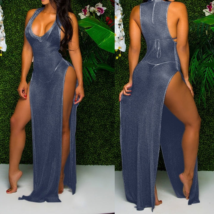 Women's Mesh Maxi Dress