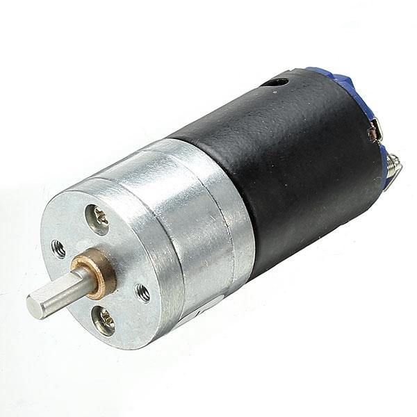 GM25-370 Motor DC 6.0/12.0V Black Brushed Motor 4mm Shaft Diameter Motor - MRSLM