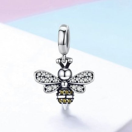 Crystal Bee Charm