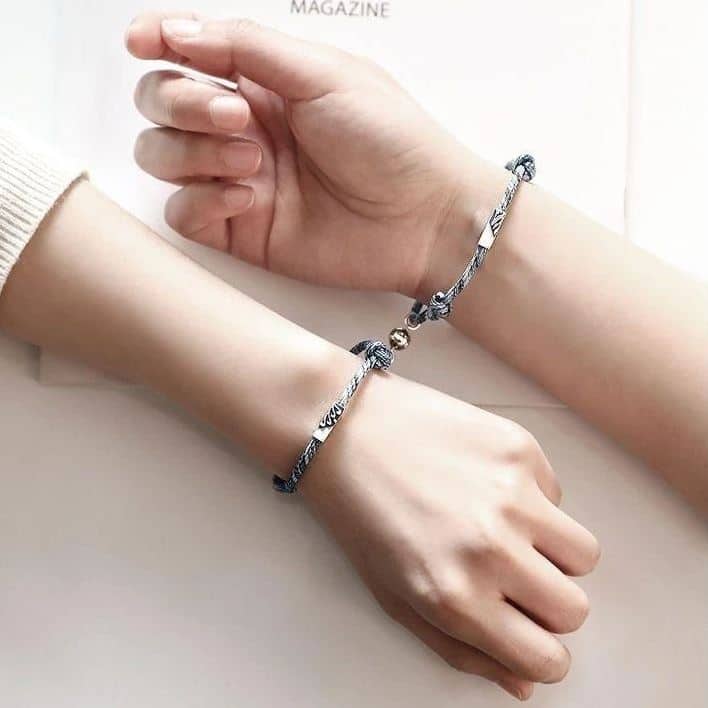 Magnetic Couple Bracelet