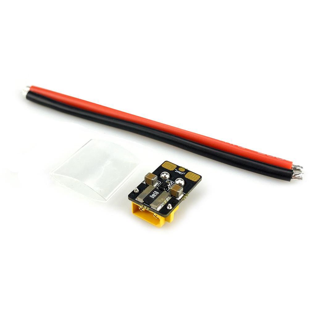 Racerstar CS6 100A XT30 2-6S Current Sensor w/AMASS Plug 10cm Long 18AWG for Whoop FPV Racing Drone - MRSLM