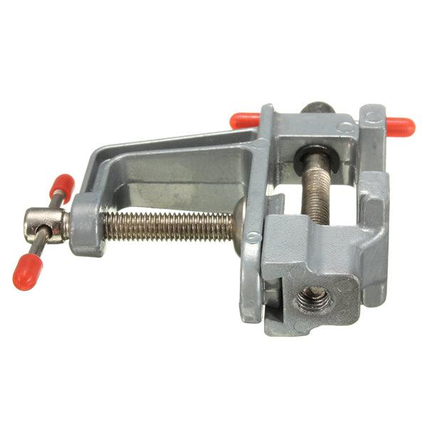 Aluminum Miniature Small Clamp On Table Bench Vise Tool - MRSLM