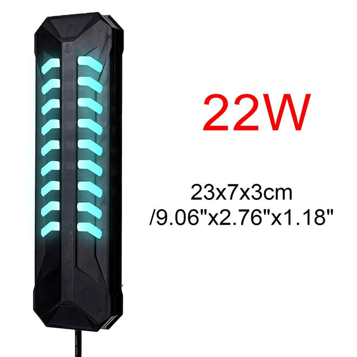 220V Aquarium Submersible UV Light Sterilizer Pond Fish Tank Germicidal Lamp - MRSLM