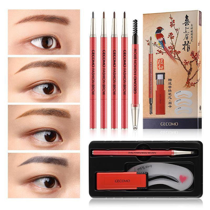 Eyebrow Pen Refill Eyebrow Stencils Double Head Eyebrow Pen Waterproof - MRSLM