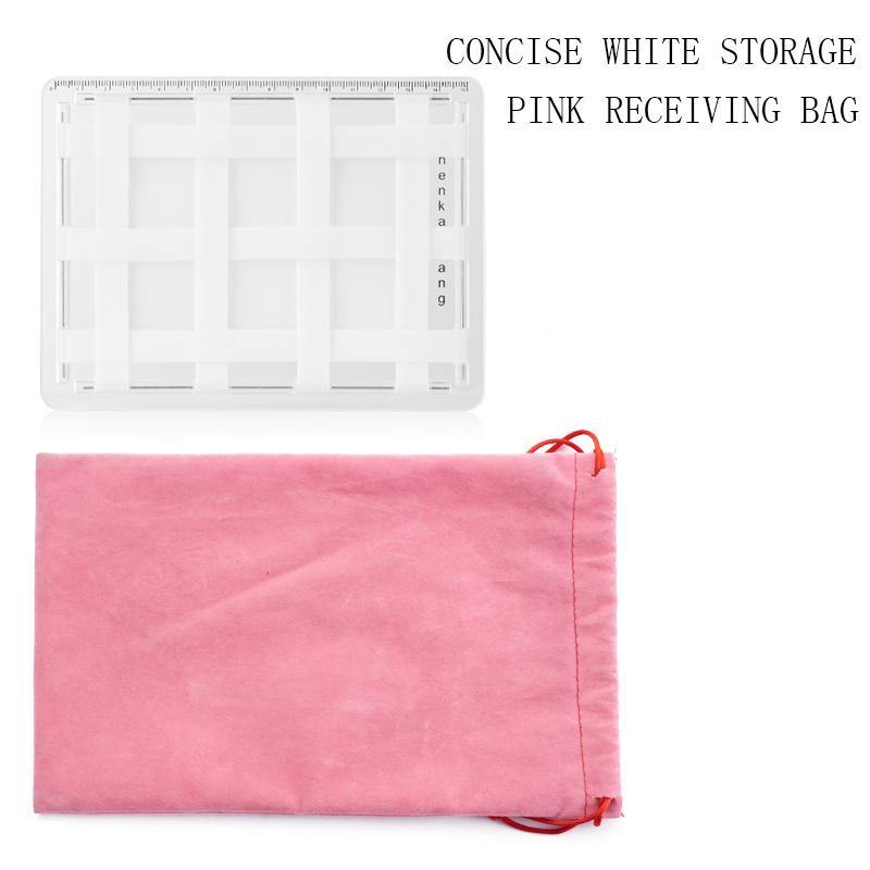 Portable Transparent Storage Board Cosmetic Bag Gift Creative With Makeup Mirror Storage Bag - MRSLM