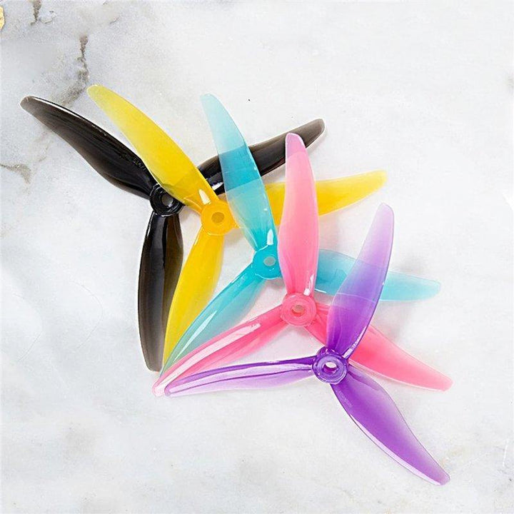 2 Pairs/10Pairs GEMFAN HURRICANE 51477 3-BLADE Propeller for FPV Racing RC Drone - MRSLM