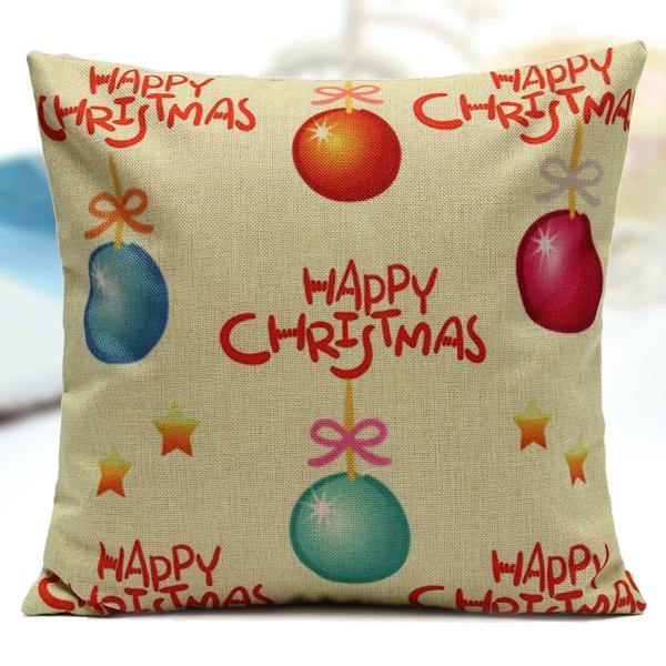 Christmas Candy Series Pillow Cases Home Sofa Square Cushion Cover - MRSLM